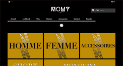 Desktop Screenshot of momyparis.com